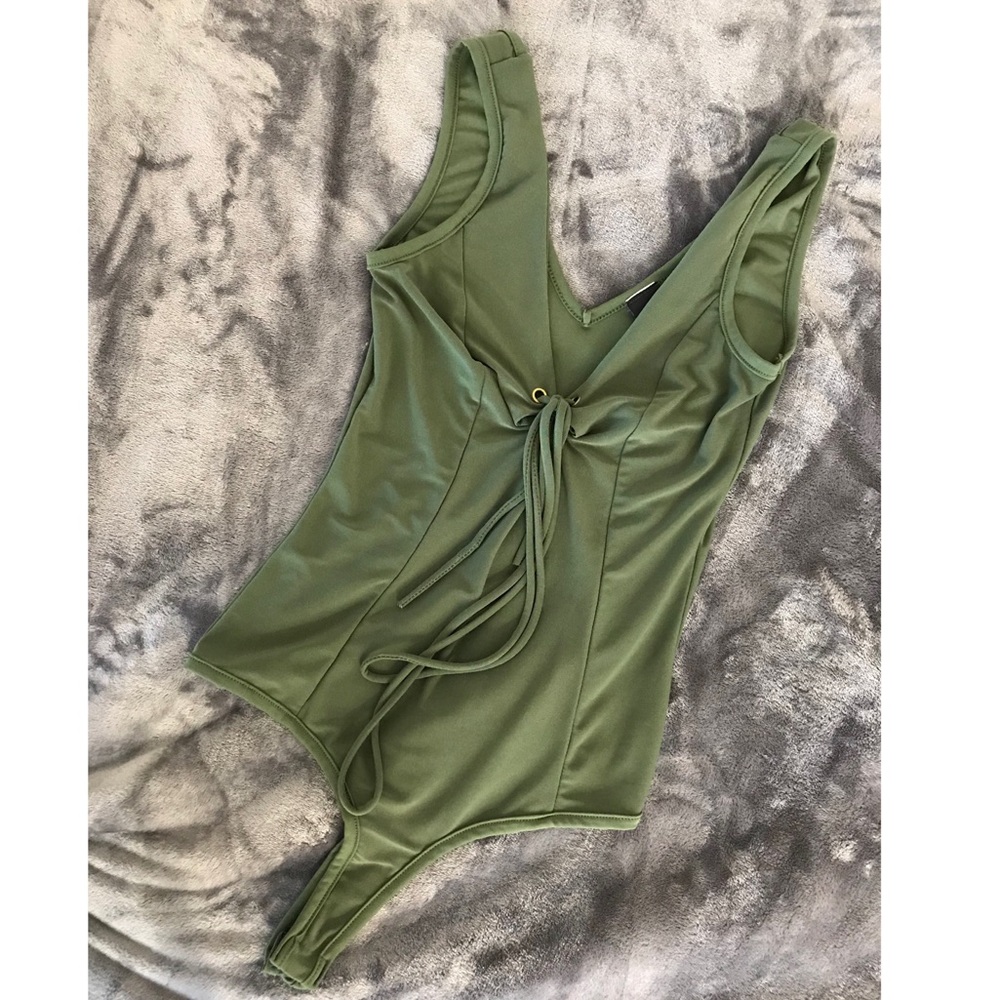 Olive Green Body suit